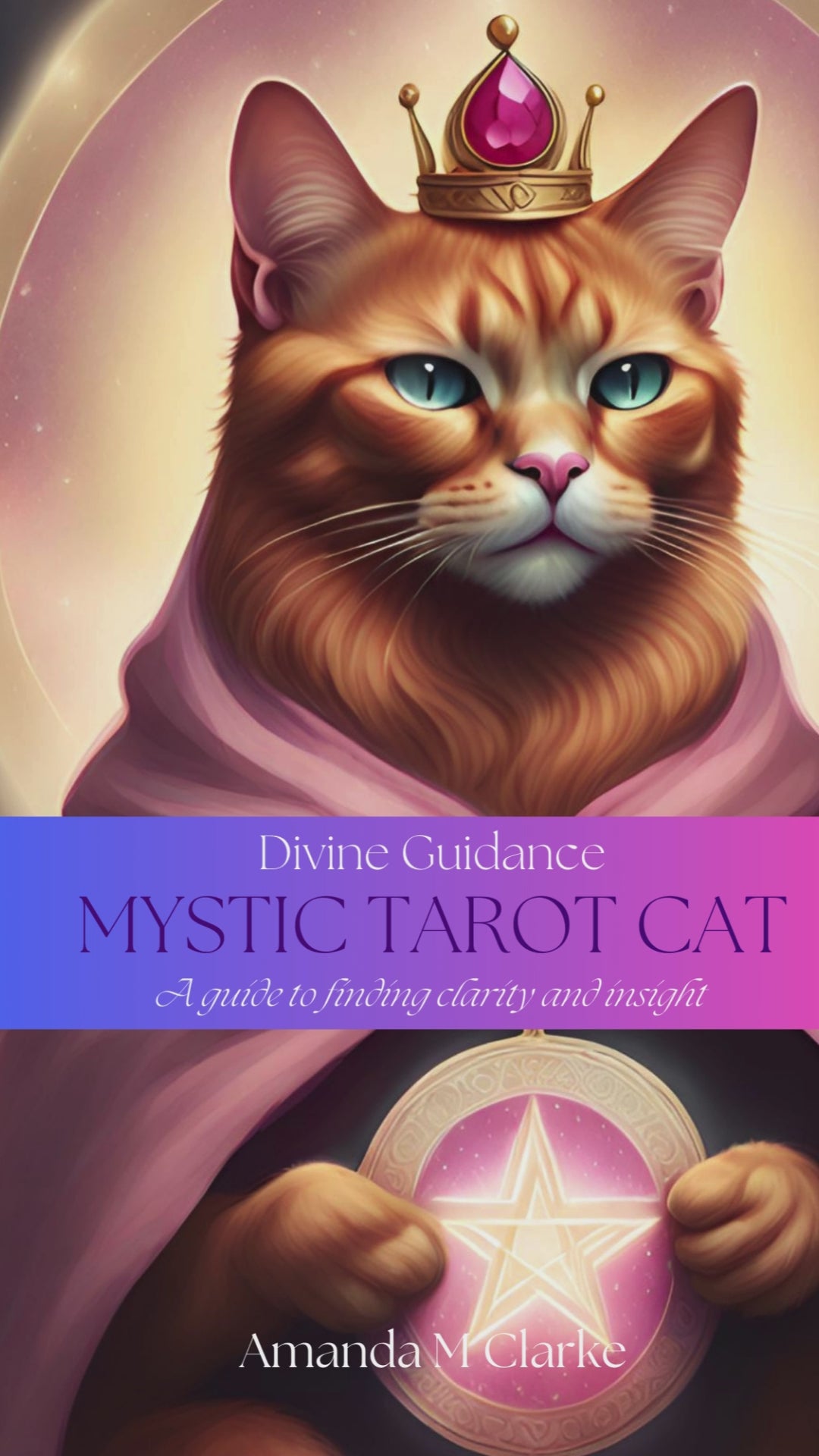 Video of a Sneak Peak of AI Generated Cat Graphics colourful and whimsical insight into the Mystic tarot cat world. 